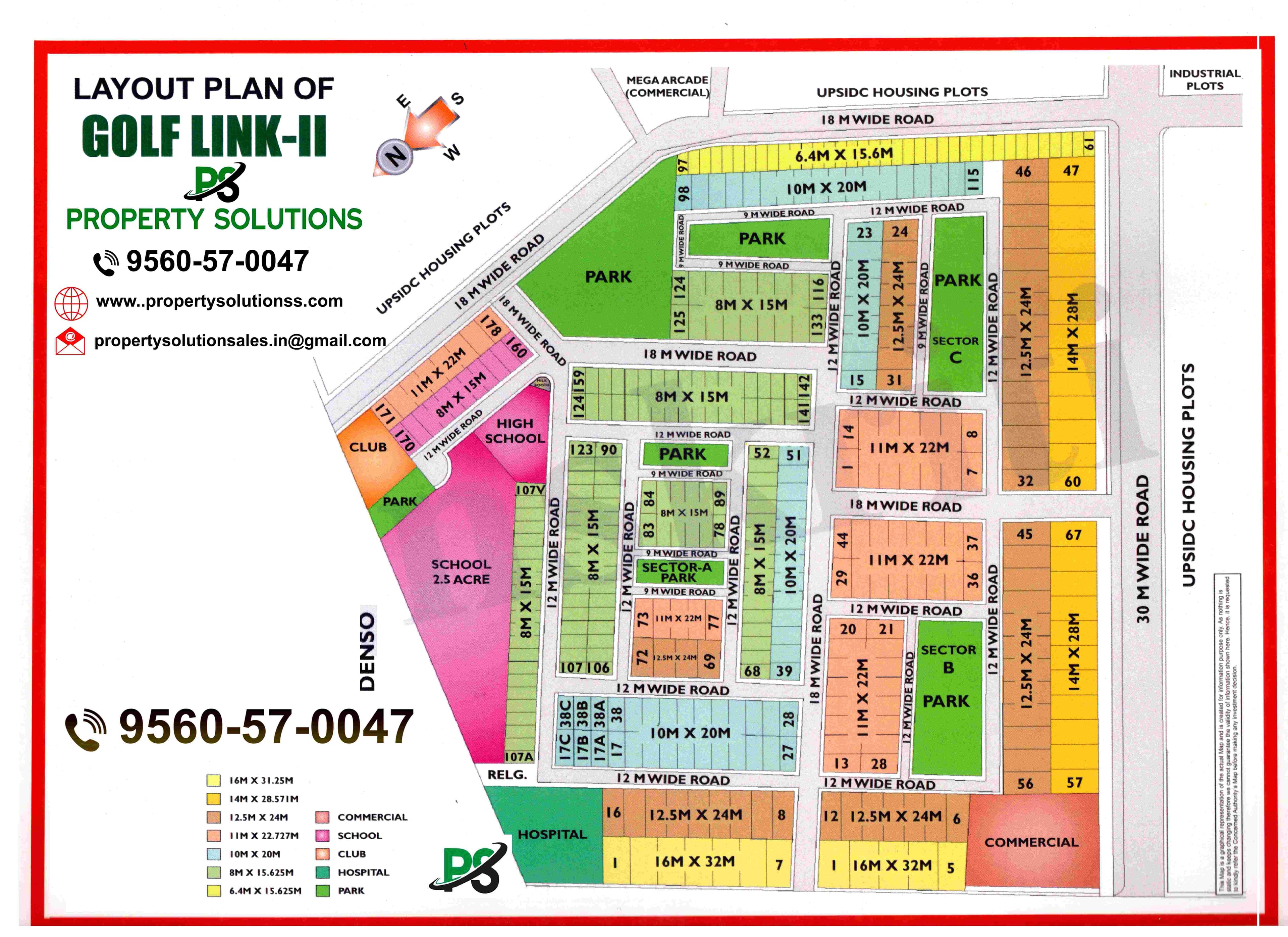 LAYOUT PLAN OF ANSAL GOLF LINK 2