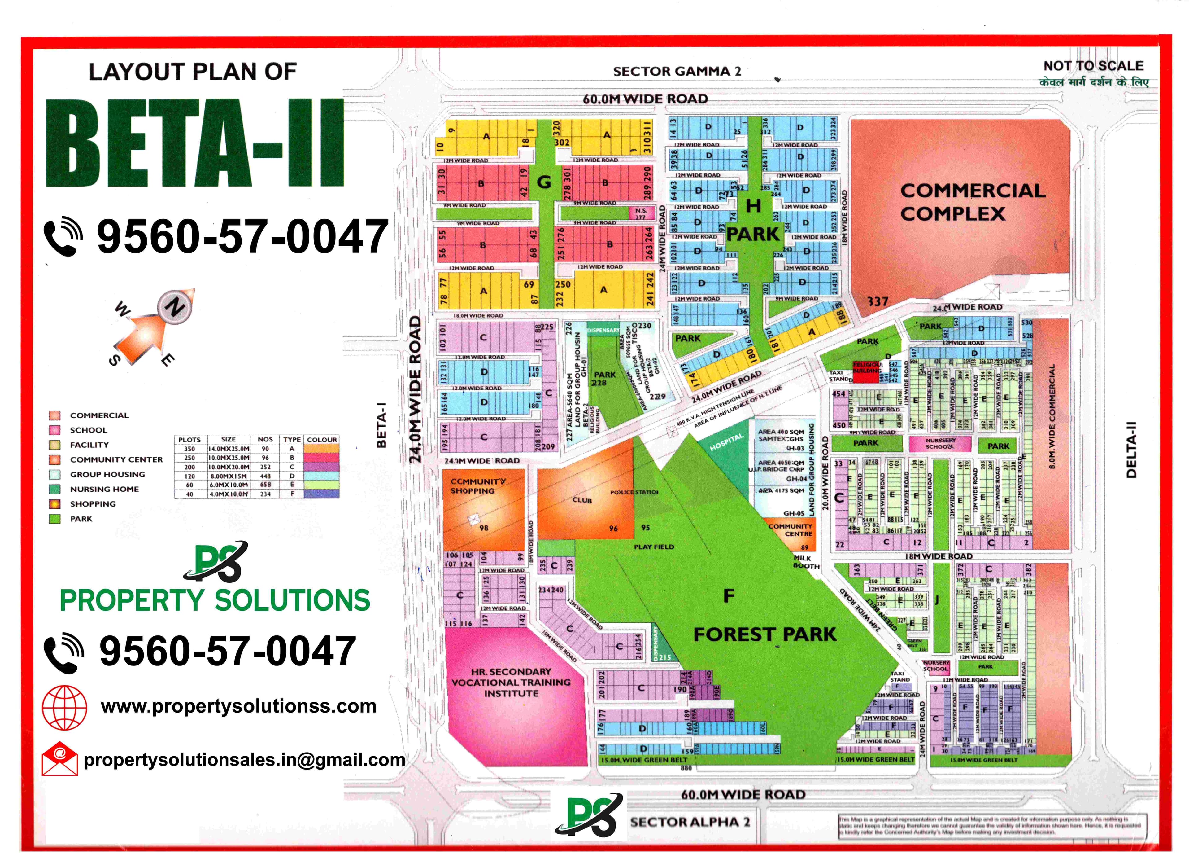 LAYOUT PLAN OF BETA -2