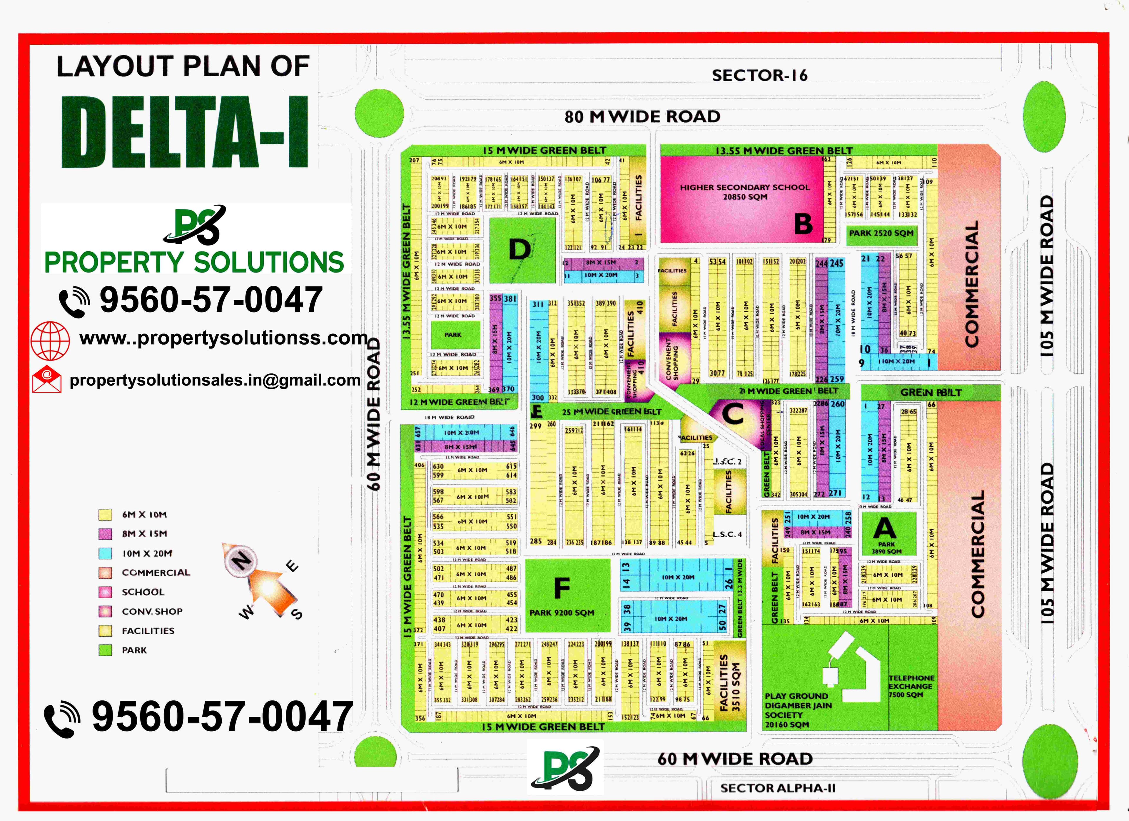LAYOUT PLAN OF DELTA -1