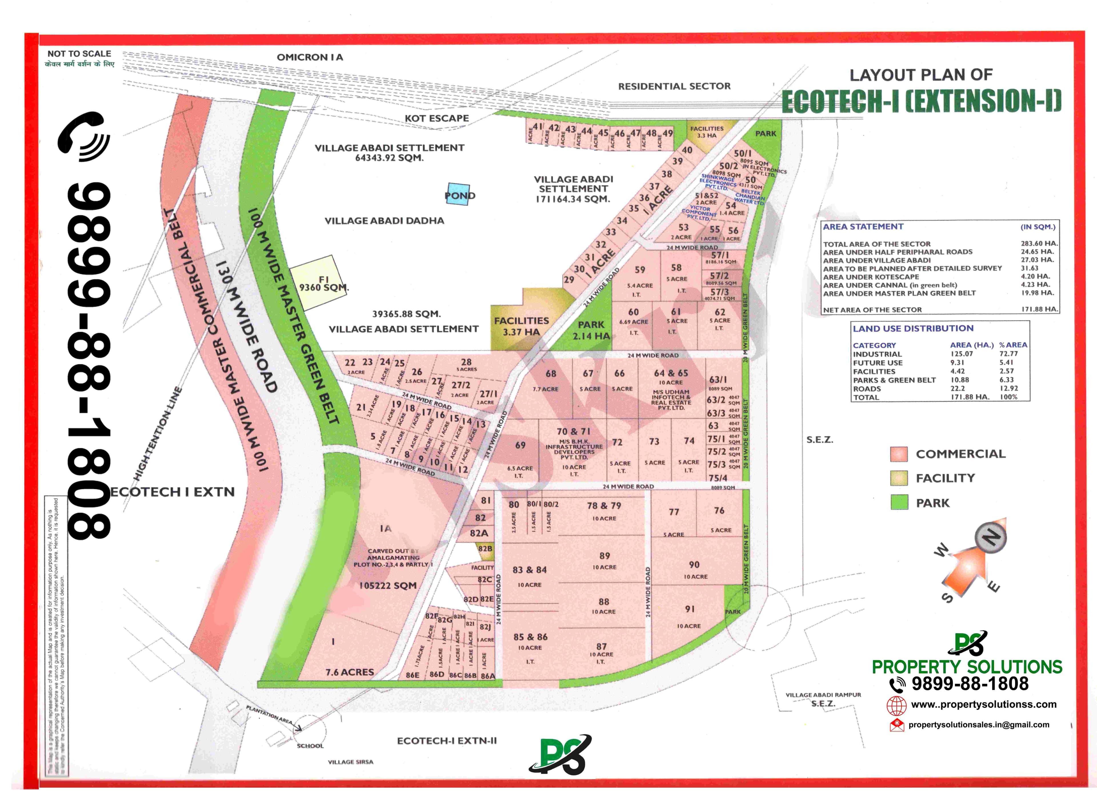 LAYOUT PLAN OF ECOTECH 1 (EXTENSION 1)