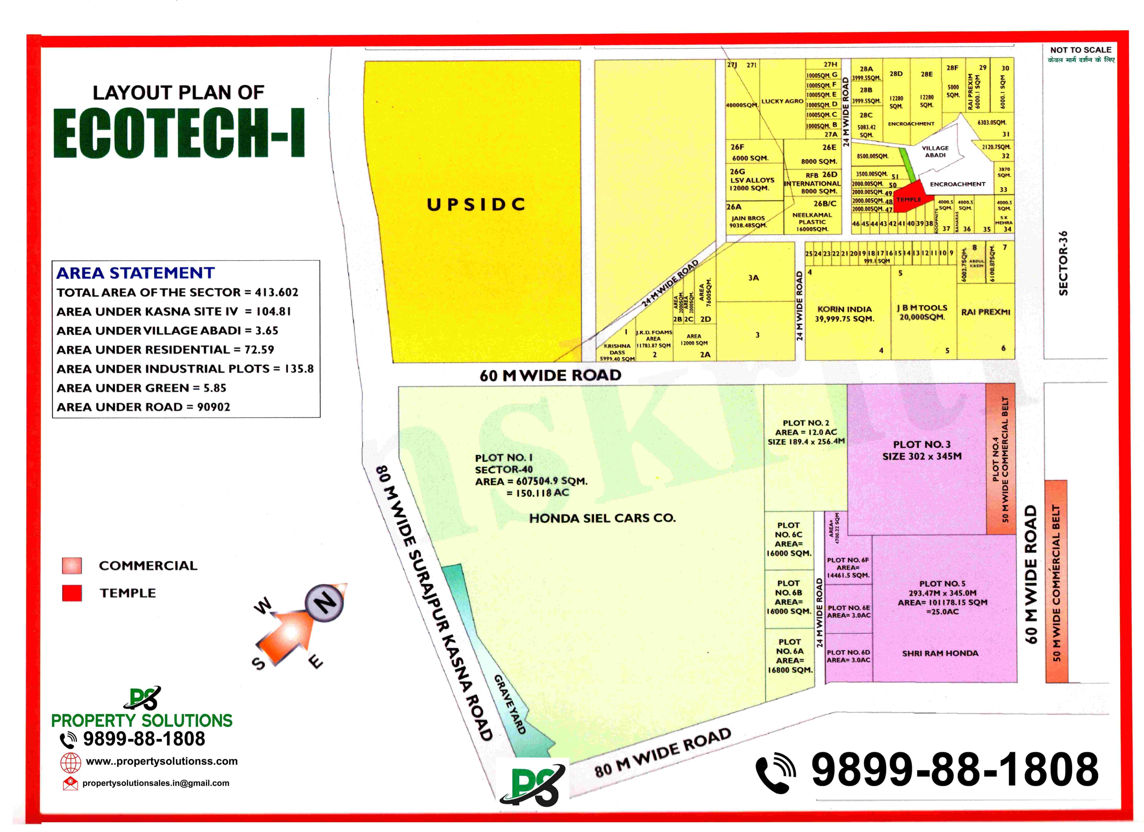 LAYOUT PLAN OF ECOTECH 1