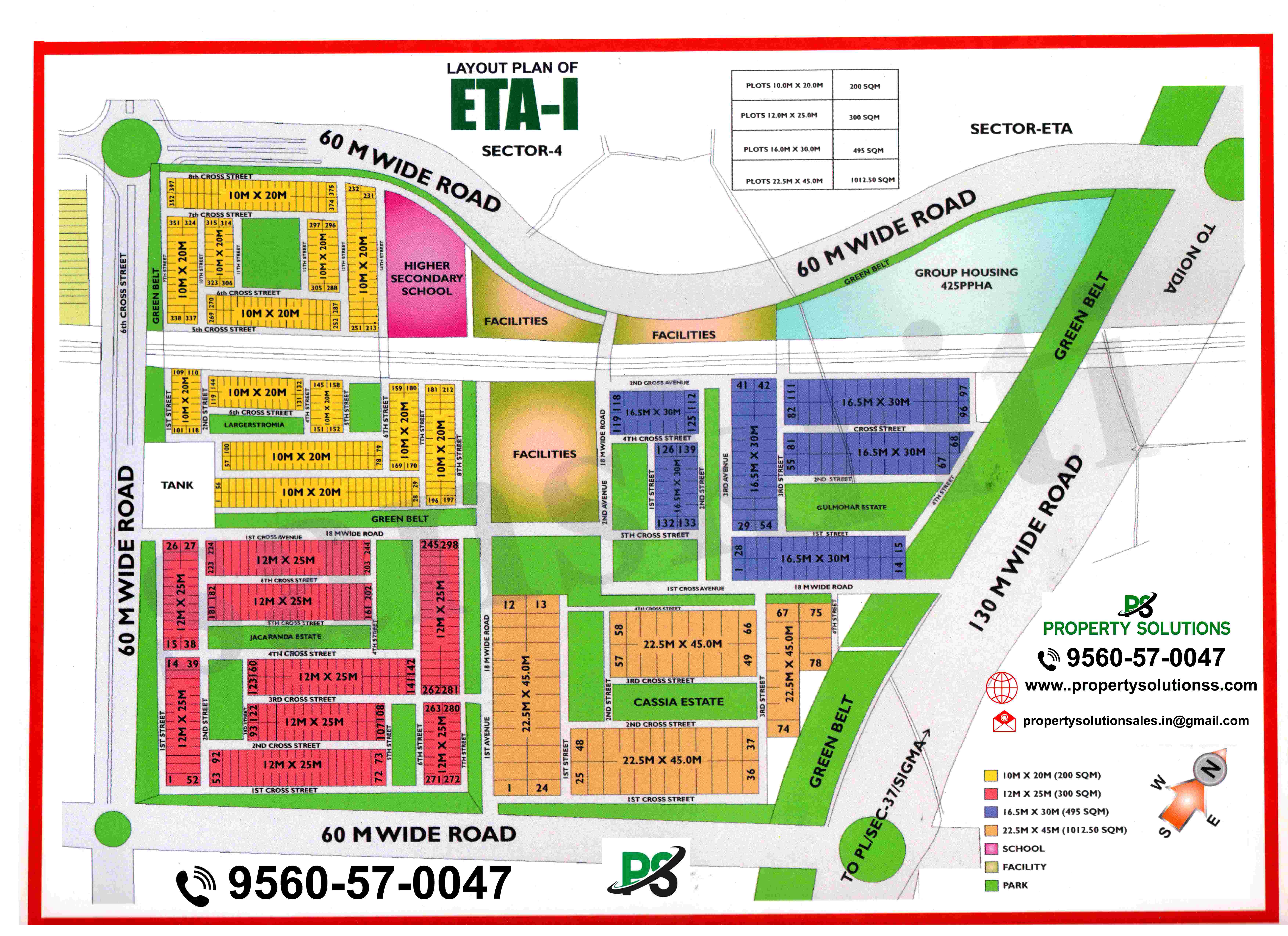 LAYOUT PLAN OF ETA 1