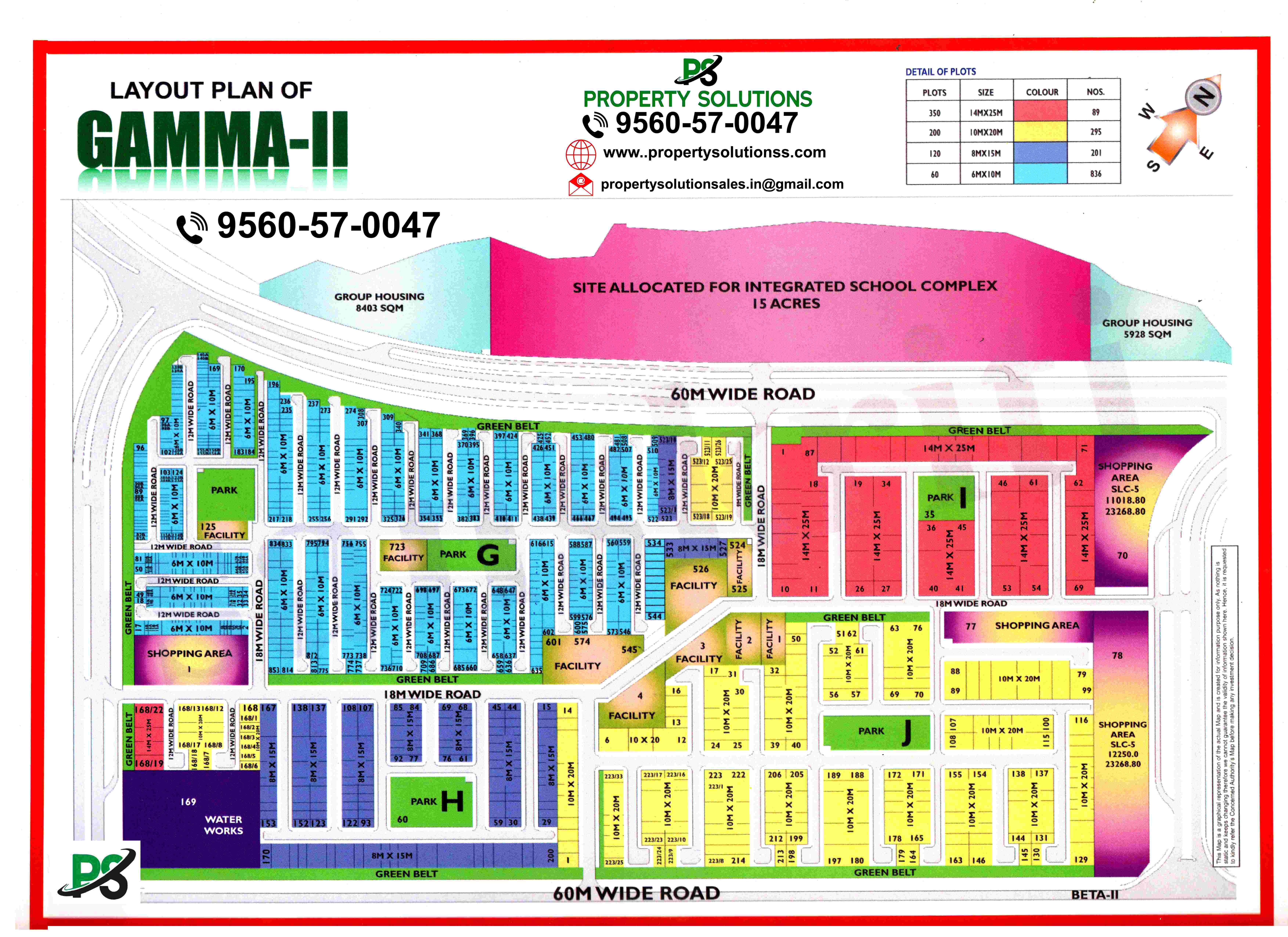 LAYOUT PLAN OF GAMMA 2