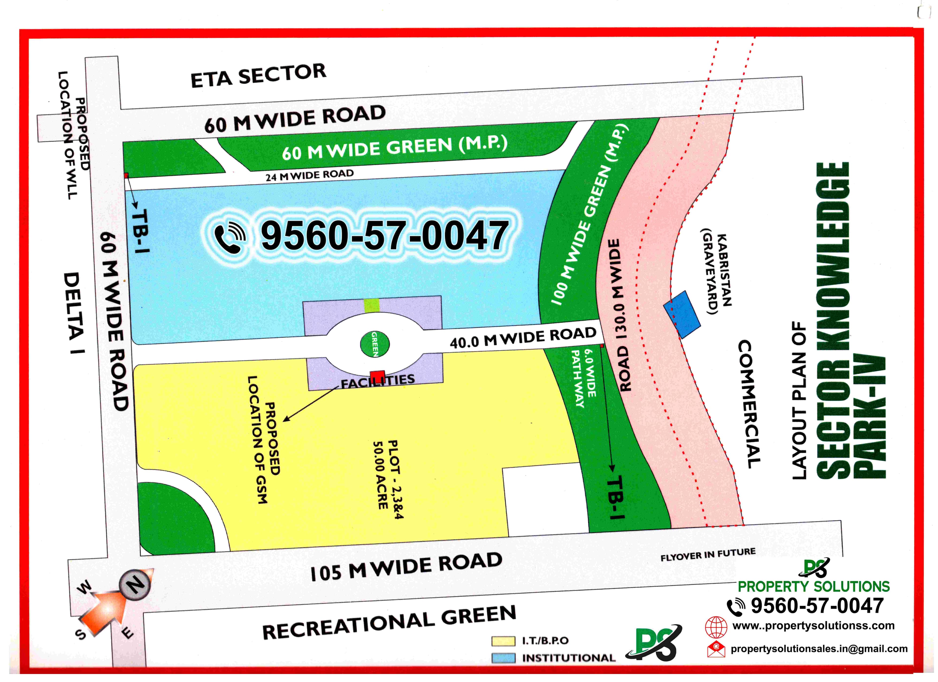 LAYOUT PLAN OF KNOWLEDGE PARK 4