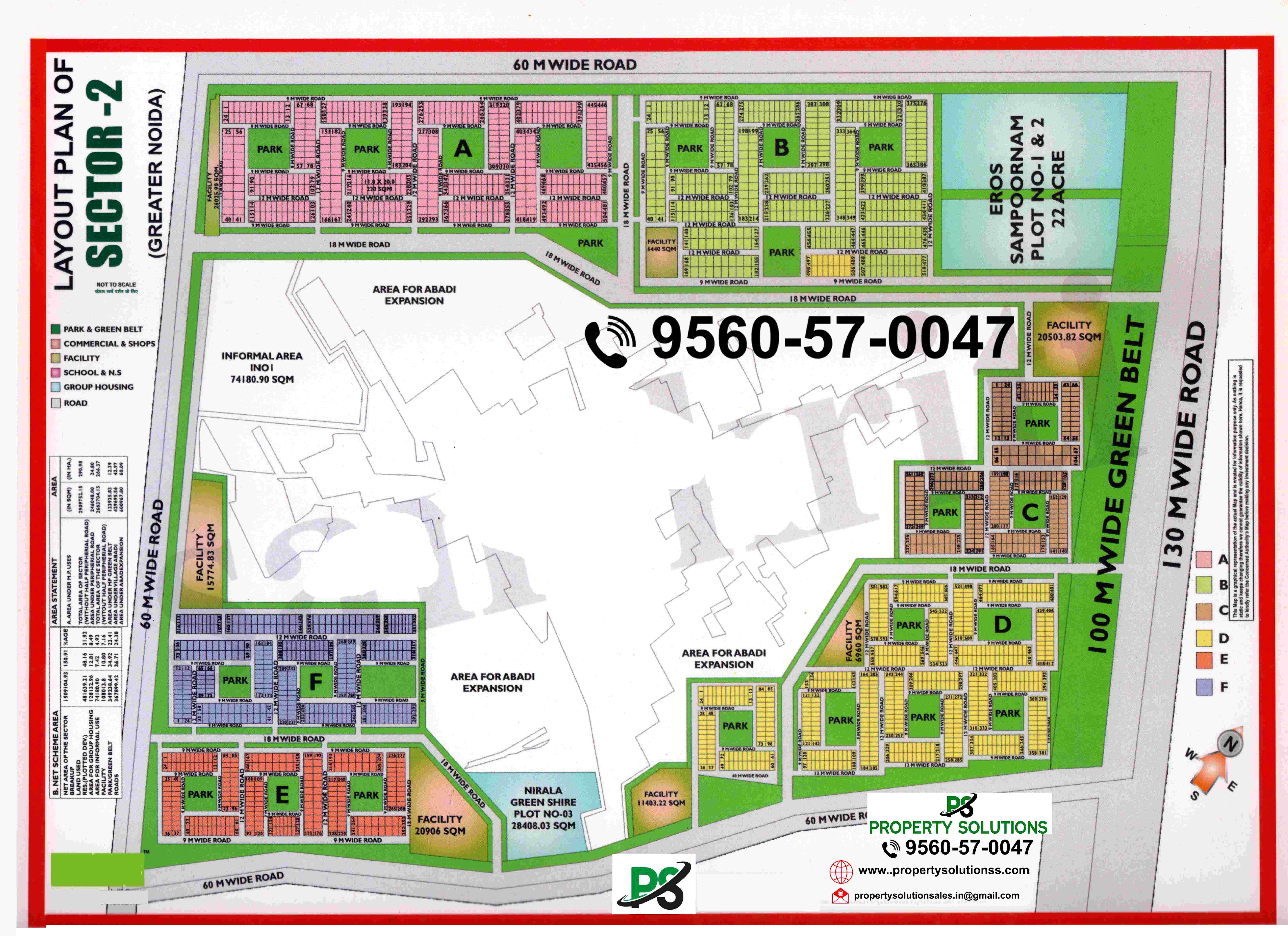 LAYOUT PLAN OF SECTOR - 2