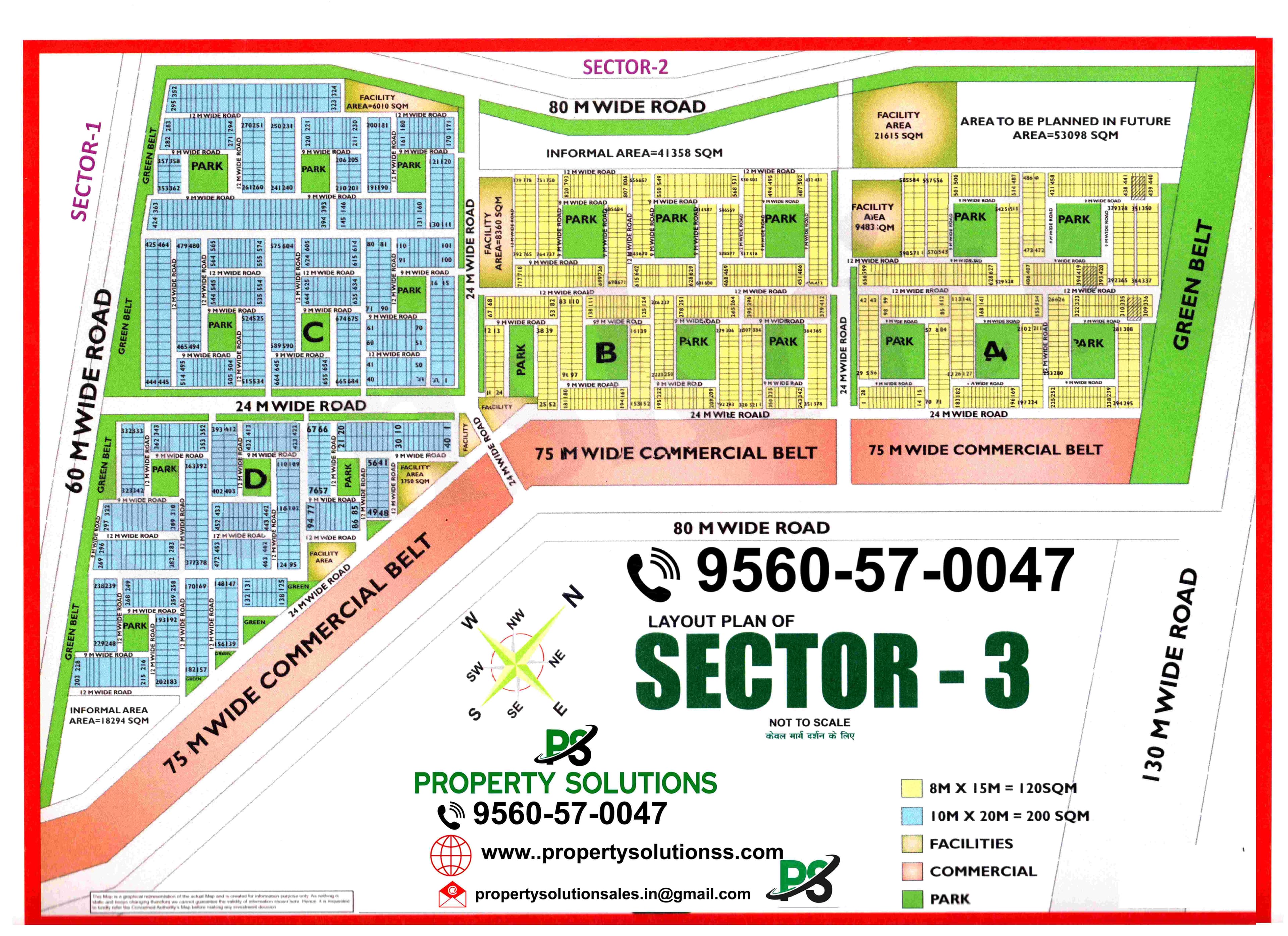 LAYOUT PLAN OF SECTOR -3