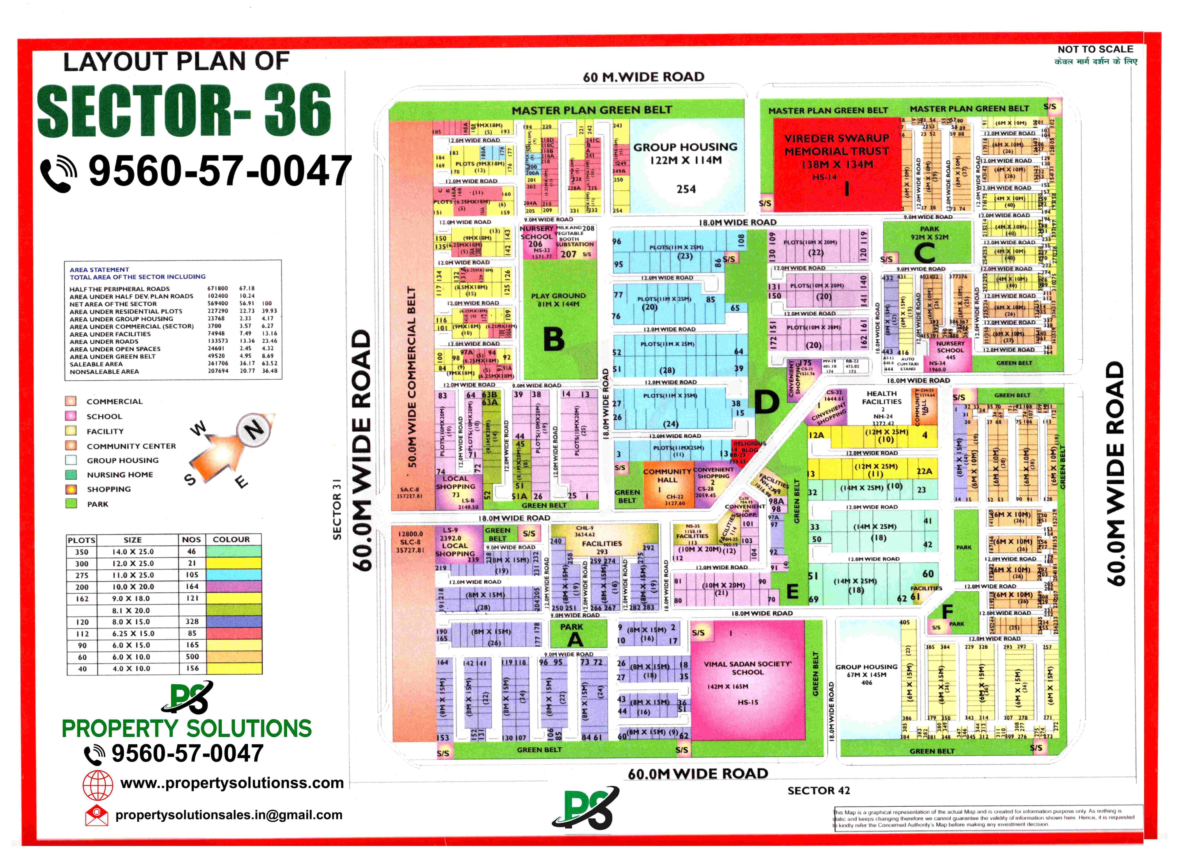 LAYOUT PLAN OF SECTOR 36