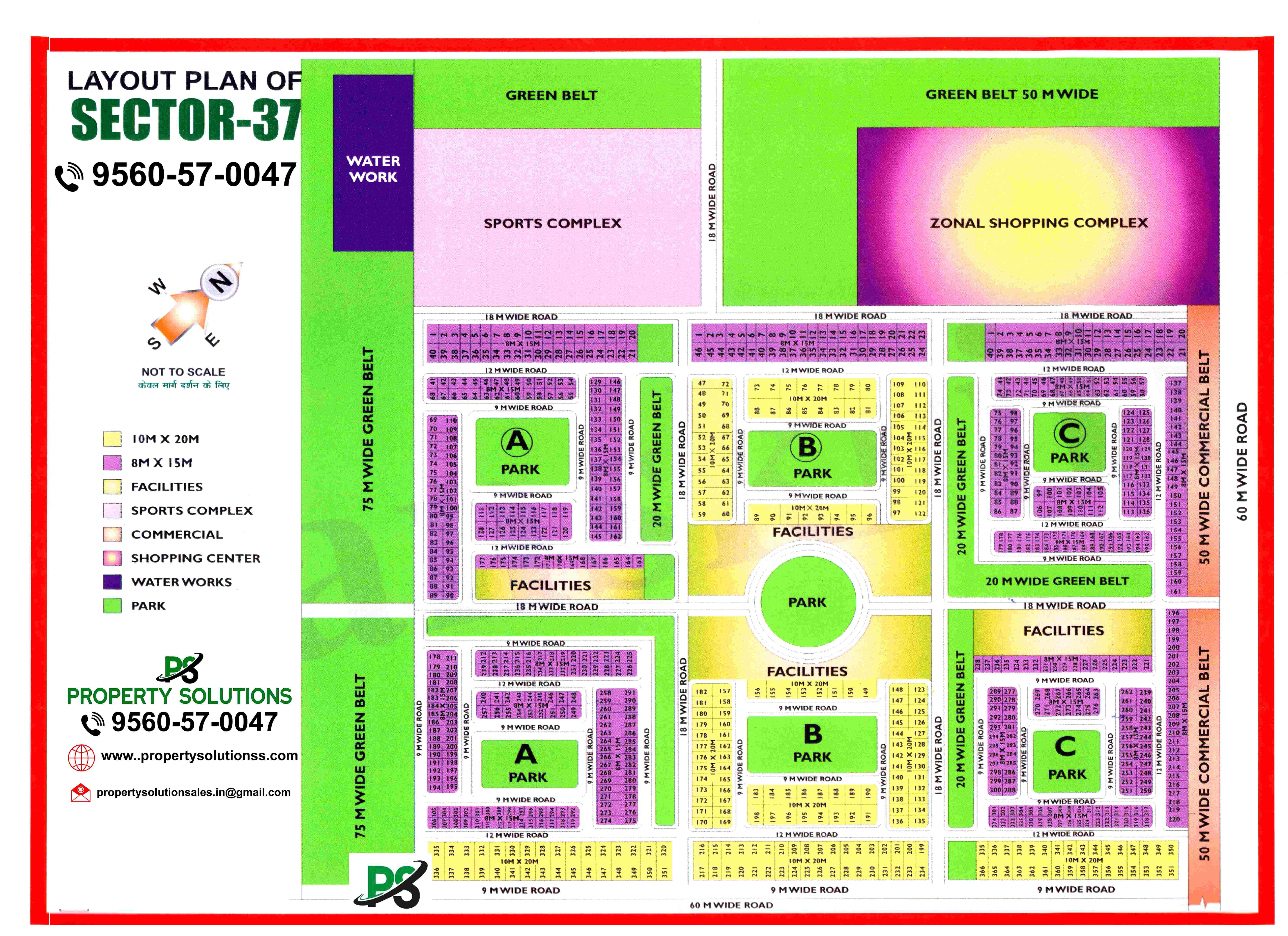 LAYOUT PLAN OF SECTOR 37