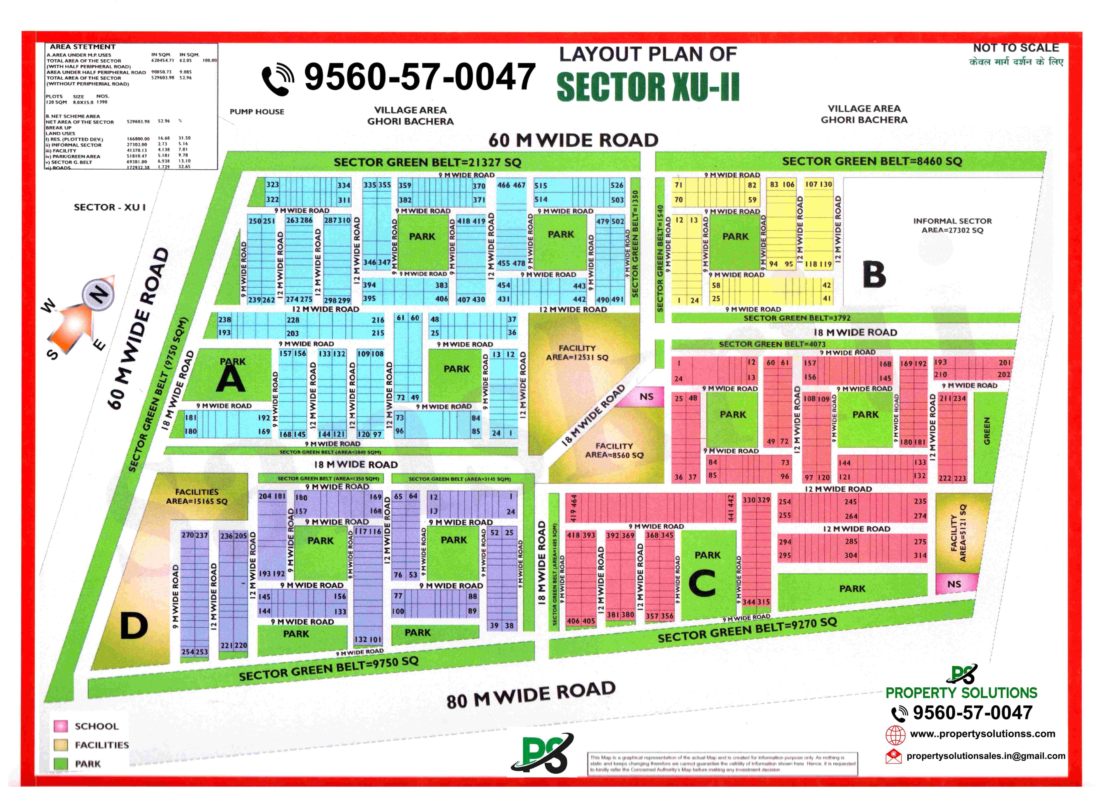 LAYOUT PLAN OF SECTOR XU-II