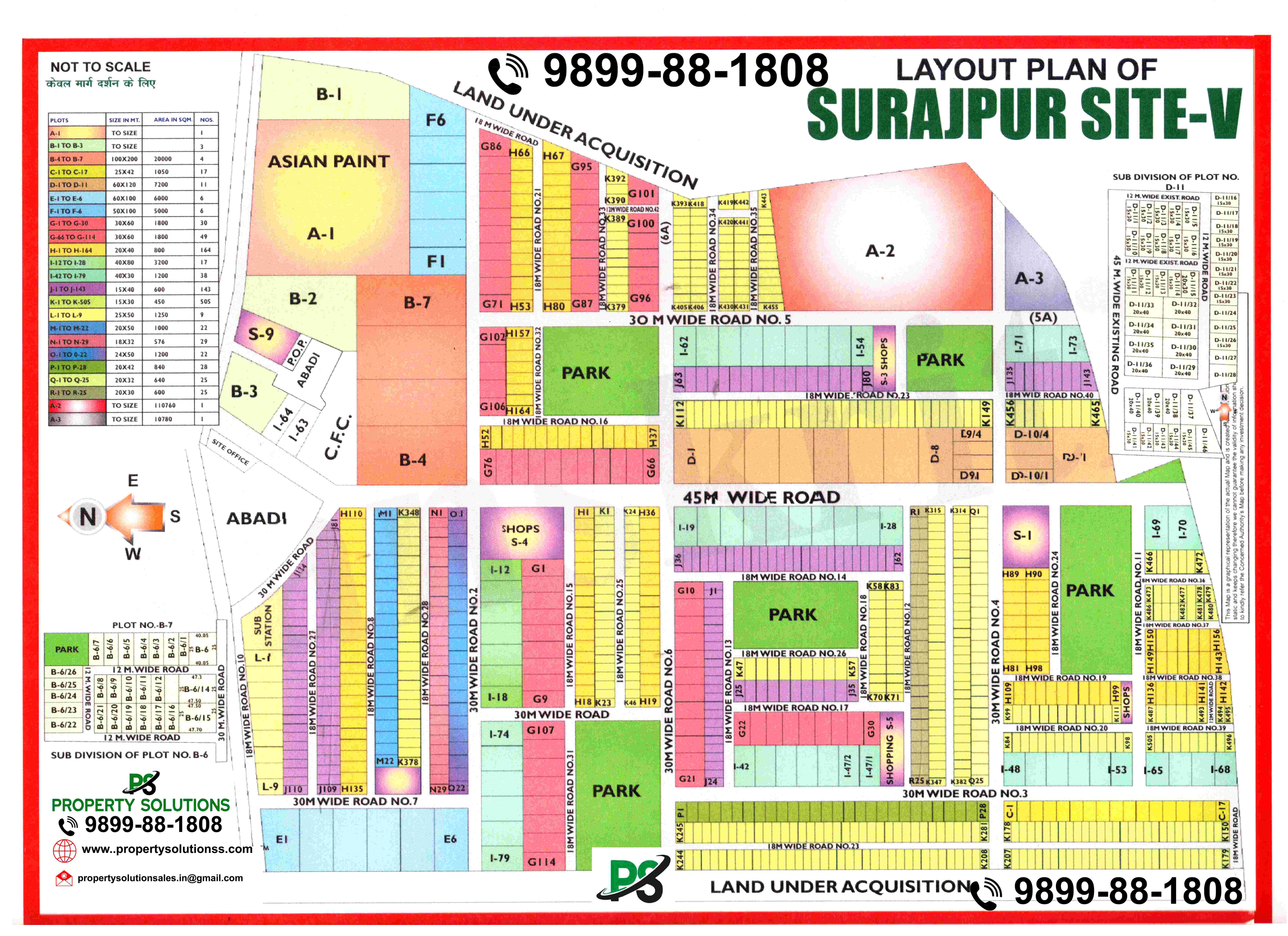 LAYOUT PLAN OF SURAJPUR SITE 5 (INDSUTRIAL AREA)