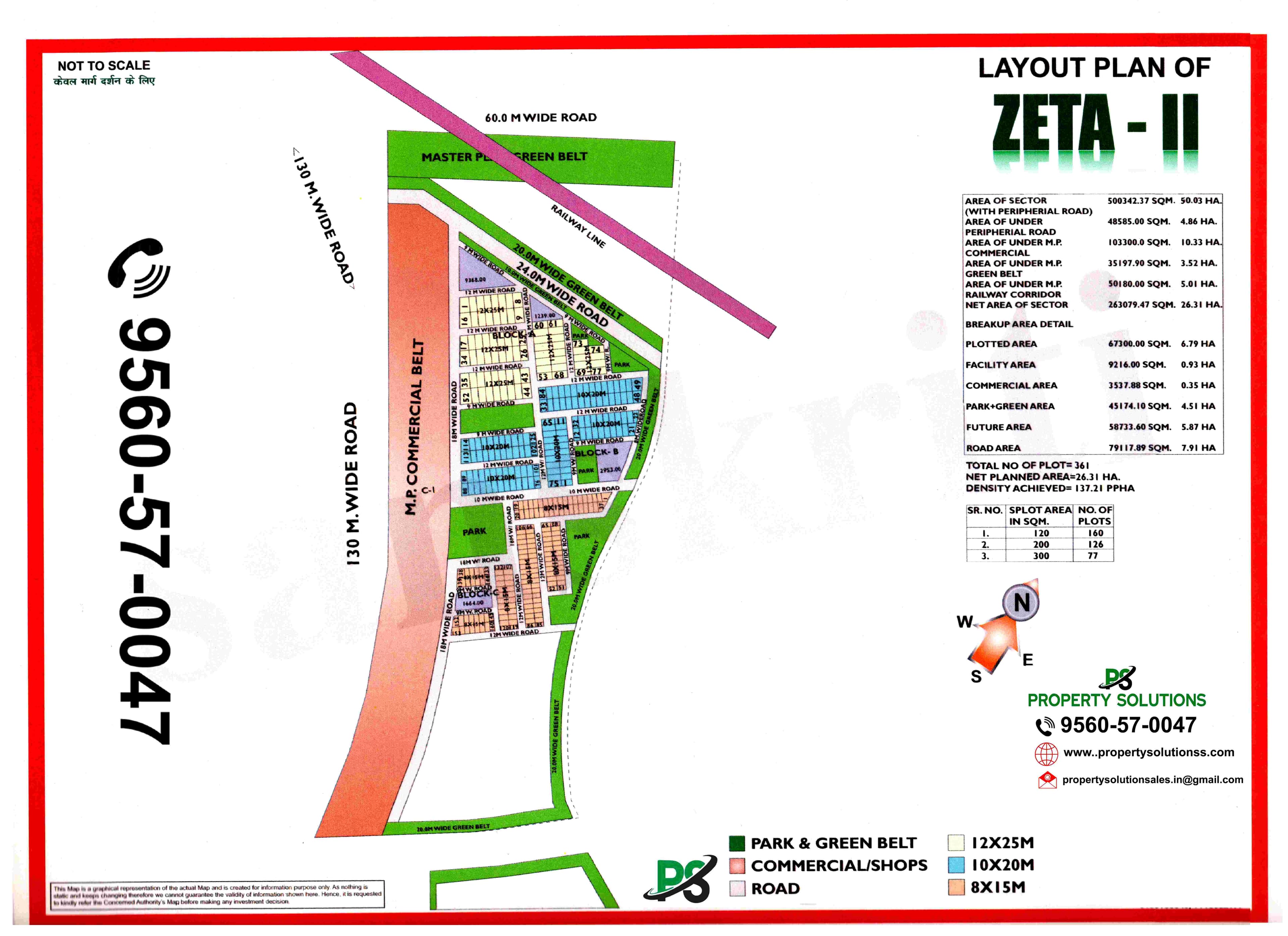 LAYOUT PLAN OF ZETA - II