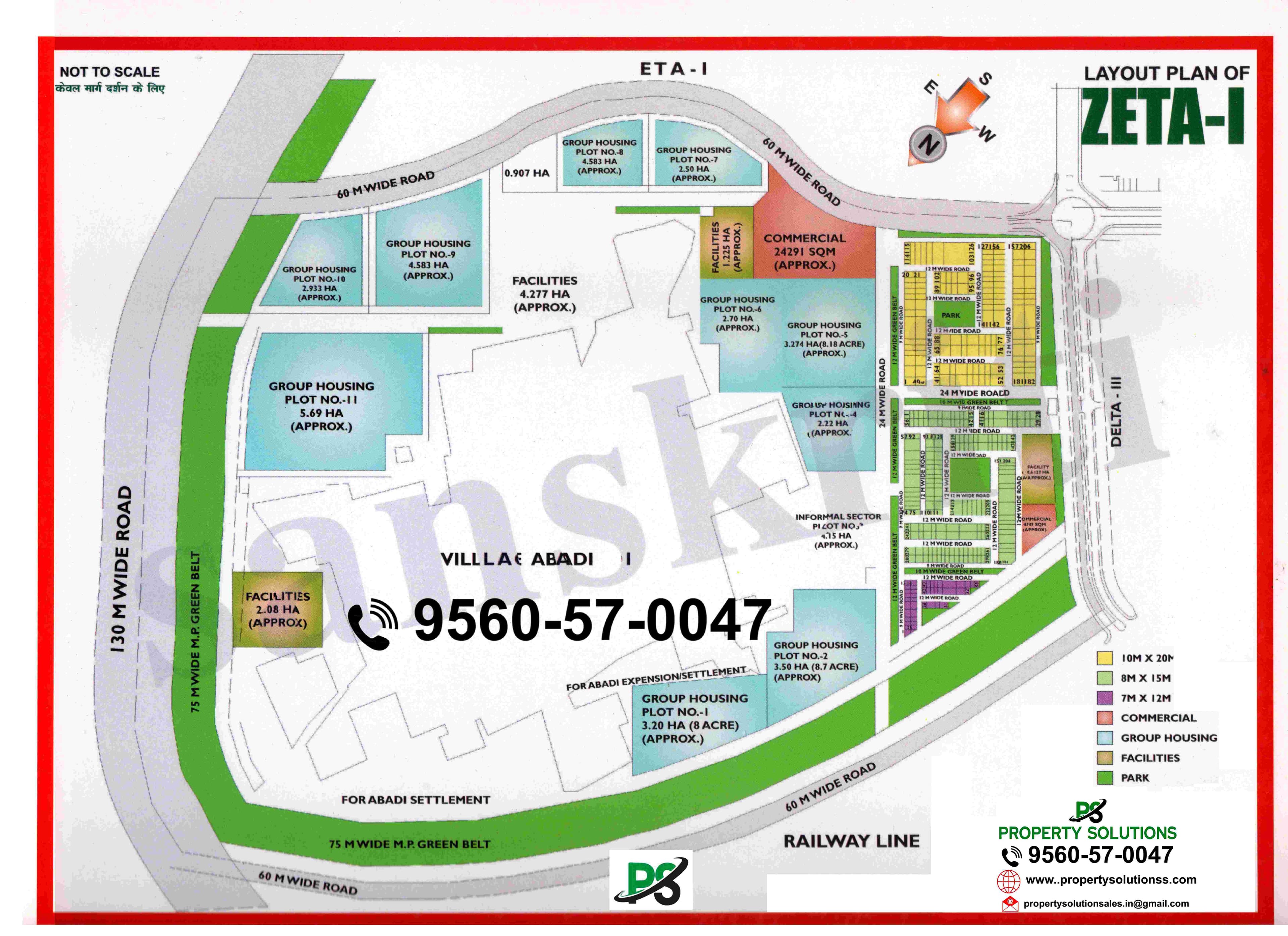 LAYOUT PLAN OF ZETA-I