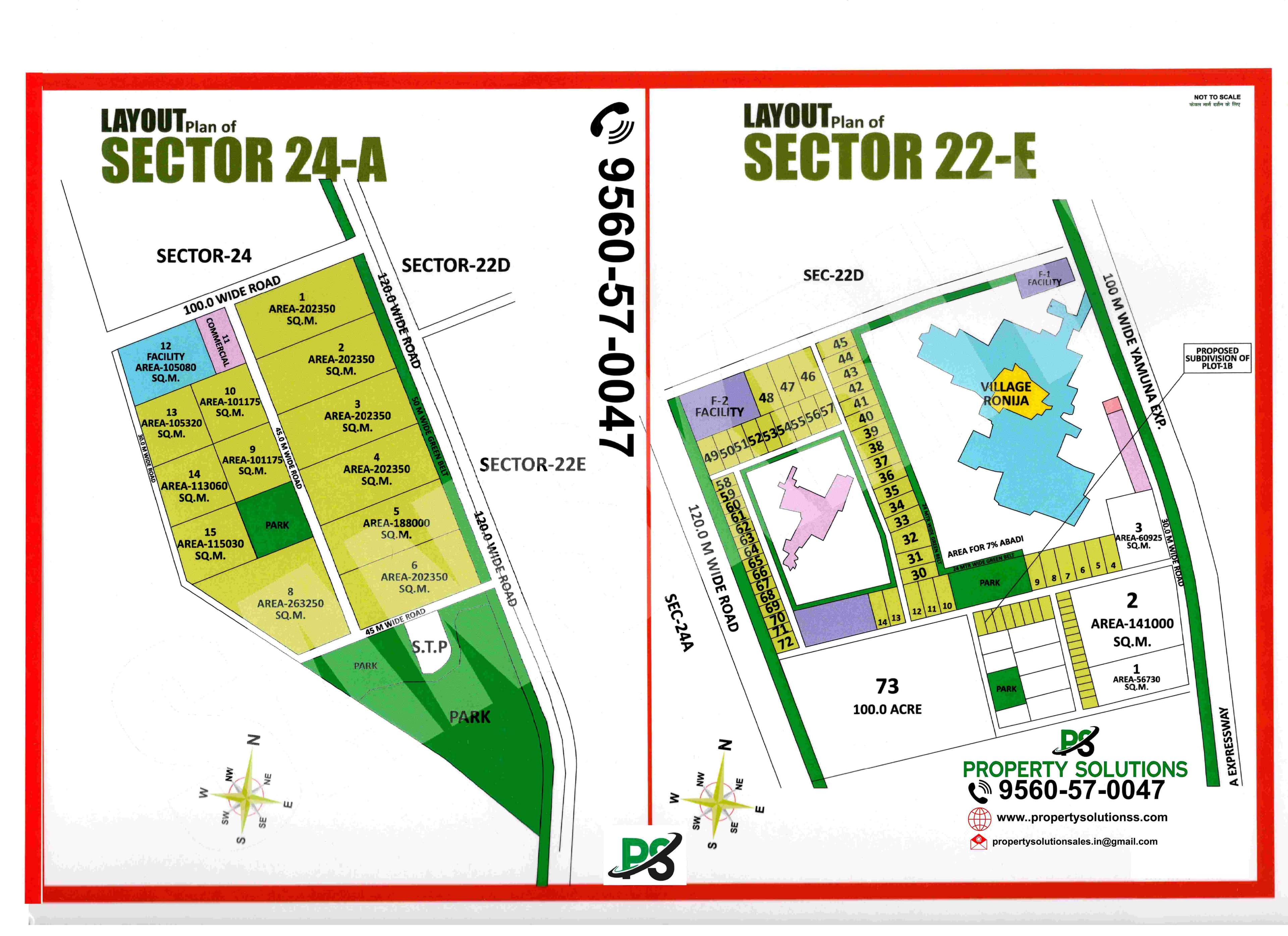LAYOUT Plan of SECTOR 24-A