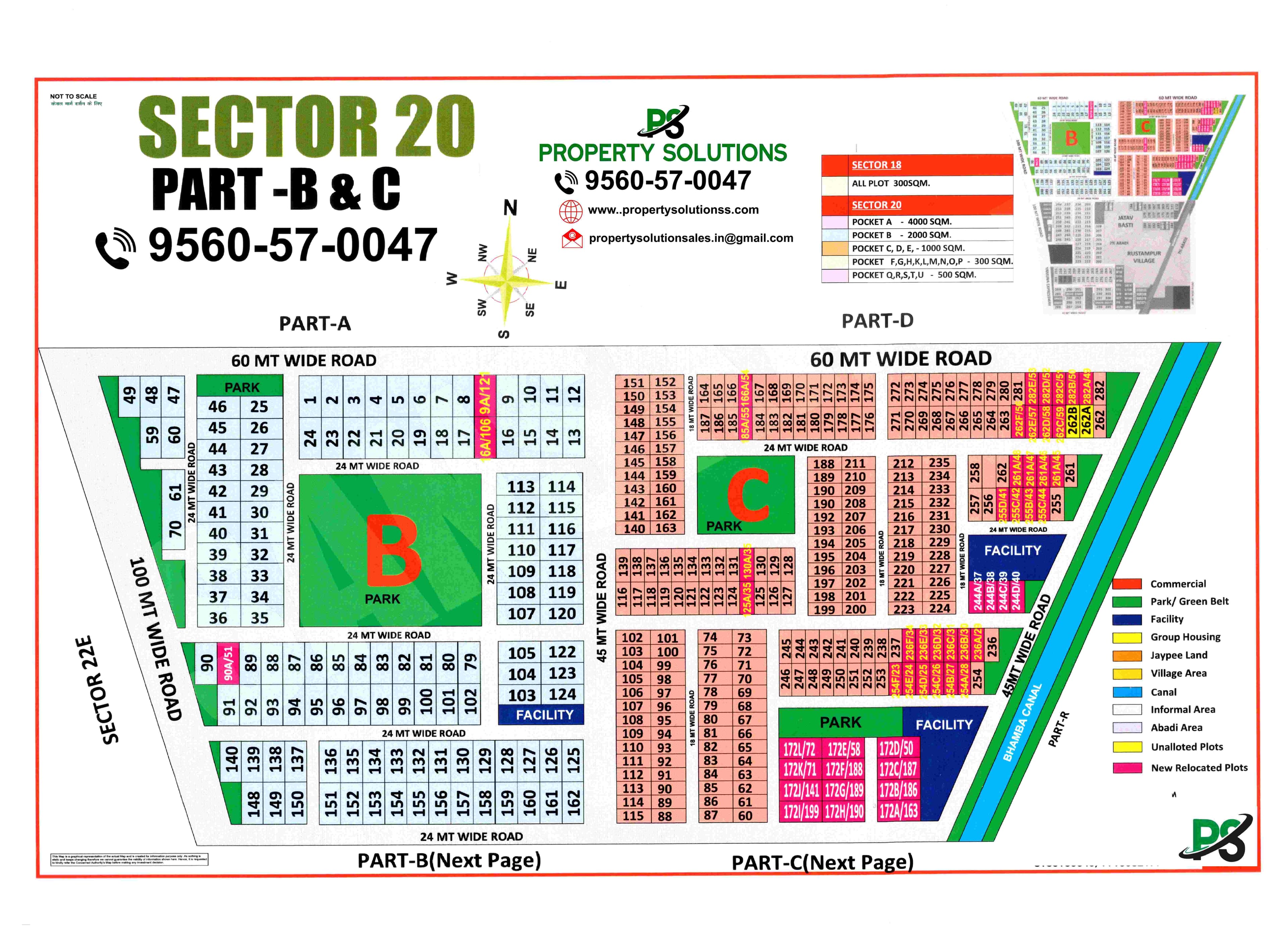 SECTOR 20  POCKET-B & C