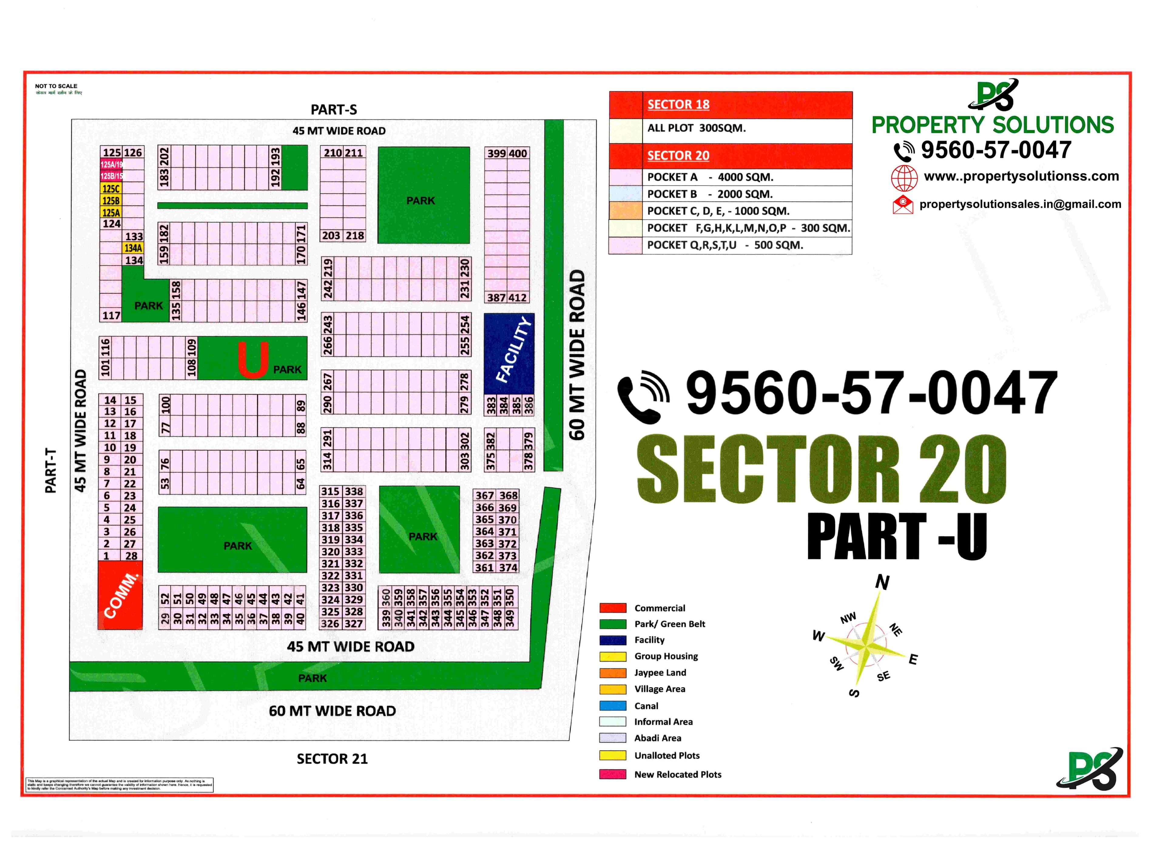 SECTOR 20 POCKET - U